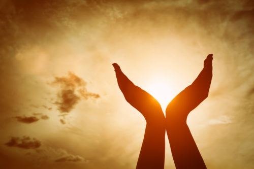 Raised hands catching sun-Fitness consultation|Lauren Fox On Demand